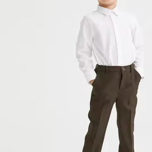 Uniforme Escolar para Niños, Conjunto de Camisa y Pantalones Escolares Suaves y Transpirables, Adecuado para Actividades Escolares Diarias - Product Image 4