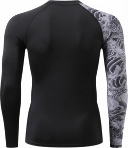 ODM <b>Men's</b> UPF50+ Long Sleeve Rash Guard UV Protection <b>Swim</b> <b>Shirt</b> Quick Dry Surf Fishing <b>Shirt</b> Water Sports Wear Customization - Product Image 3
