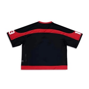 T-shirt en maille polyester personnalisé le plus vendu, léger et oversize, style streetwear, avec logo brodé, fournisseur OEM - Product Image 2