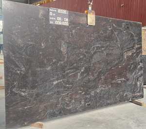 Matériau en granit Juparana naturel de qualité supérieure, écologique, durable, surface polie, design moderne, grande dalle pour applications en villa - Product Image 1