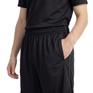 Custom LOGO Men's Casual Polyester Men's Shorts Workout Breathable Sports Shorts <b>Elastic</b> Waist Summer Side Thin Stipes - Product Image 1