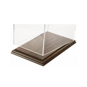 Nouvelle boîte cadeau carrée en acrylique avec couvercle en bois à charnière, rangement polyvalent, design moderne et durable pour cadeaux et friandises - Product Image 5