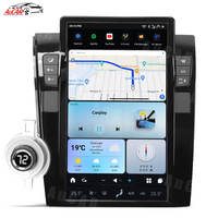 Autoradio Android 13.6'' avec GPS, écran Tesla, lecteur multimédia stéréo pour Toyota Tundra Sequoia 2007-2013
