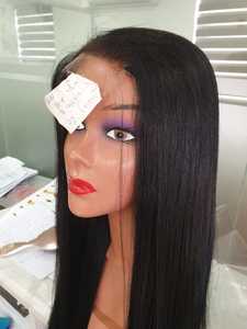 High Quality Human Hair Extensions <b>Glue</b> Less Wig with HD Swiss <b>Lace</b> Frontal 100% Human Hair Origin Vietnam - Product Image 5