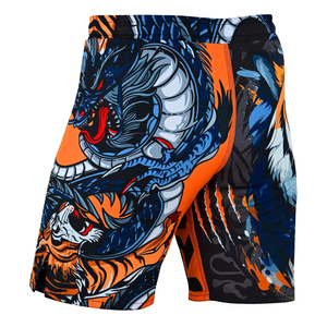 Rashguard Personalizado de Alta Calidad para MMA y BJJ, para Hombre, Spandex/Nylon, Secado Rápido, Transpirable, Conjunto de 2 Piezas, OEM, Personalizable, Teñido en la Parte Delantera - Product Image 4