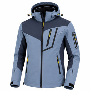Chaqueta Bomber Softshell para Mujer al por Mayor, Impermeable, Cortavientos, Abrigo Utilitario para Exteriores, Ligero, con Impresión de Logotipo Personalizado, Duradero - Product Image 3