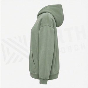 Sweat à capuche léger pour femme, 100% Original Acid Wash, à manches longues, motif uni, pour la saison hivernale - Product Image 3