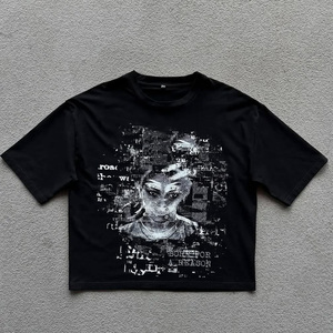 Streetwear personnalisé T-shirt à col rond en coton pour hommes avec un design décontracté et des graphiques imprimés pour la vente en gros - Product Image 1
