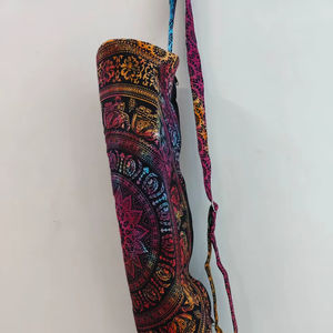 Bolsas de Yoga Mandala CLÁSICAS ART & CRAFT - Hechas a Mano en Algodón con Correas Ajustables y Cierre de Cremallera, Hechas en Rajasthan para Uso en Estudios de Yoga - Product Image 1