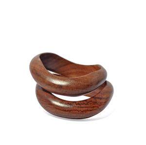 Bracelets en bois de haute qualité, surface lisse, bijoux en bois pour femmes, collection de bijoux de mode haut de gamme - Product Image 1