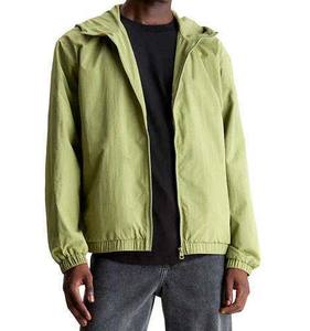 Chaqueta Cortavientos Impermeable con Cremallera y Logotipo Personalizado, Talla Grande, para Verano, Unisex, Ropa de Trabajo para Uso Diario - Product Image 2