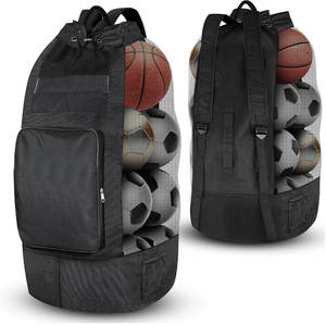 Sac à dos de sport pour ballon de football, multifonctionnel, léger, écologique, grand espace intérieur pour ballon et articles quotidiens, en polyester, unisexe - Product Image 1