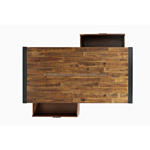 ตู้ลิ้นชักไม้2025เยี่ยมตู้ลิ้นชักไม้2อันพร้อมล้อ4อันสำหรับเฟอร์นิเจอร์ห้องรับแขกตู้เหล็กแบบตั้งอุตสาหกรรม - Product Image 4