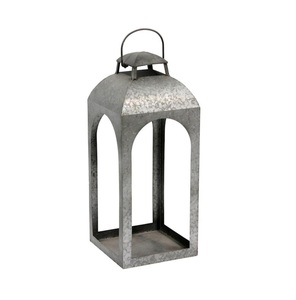 Modern Style Iron Galvanized <b>Lantern</b> With Handle For Home Farmhouse Christmas Decoration Handmade <b>Candle</b> <b>Lanterns</b> On Sale - Product Image 1