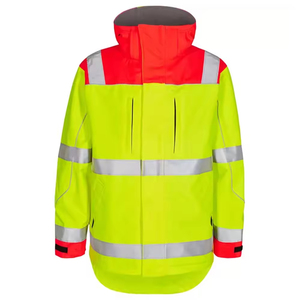Chaquetas de Trabajo Multibolsillos de Lona de Polialgodón para Todas las Temporadas, con Tiras Reflectantes de Alta Visibilidad, Chaqueta de Trabajo para Técnicos, Personalizable, Pedido al por Mayor - Product Image 2