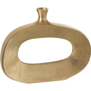 Vase en laiton portable fait main, finition dorée, forme personnalisée, vase à fleurs de table pour la décoration de la maison, des mariages et des salons - Product Image 3