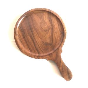 Customized Wooden Chopping Board Pan <b>Shape</b> Natural Finish Reusable Dishwasher Safe 1.3cm Thick <b>Block</b> for Vegetable Cutting Board - Product Image 1