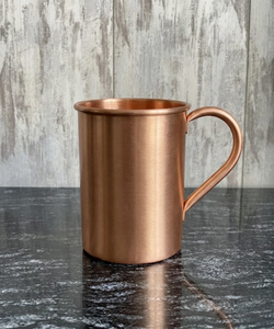 Taza Moscow Mule de Cobre Puro FAIZA CRAFT, Diseño Clásico, Ecológica, Hecha a Mano, con Asa para Beber Agua, Beneficios Ayurvédicos para la Salud - Product Image 6