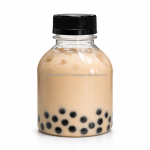 Botellas Cilíndricas Redondeadas de PET Virgen de Grado Alimenticio, Ecológicas, Transparentes, a Prueba de Fugas, de 400 ml, con Impresión Serigráfica Vietnamita - Product Image 5