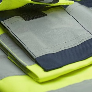 Men’s Hi Visibility Hi Vis <b>Work</b> Shorts Reflective Summer Safety <b>Cargo</b> Style Construction Working Shorts - Product Image 4