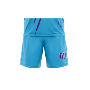 Uniforme de Fútbol Personalizado para Equipo, Transpirable, Ligero, Unisex, 100% Poliéster, Conjunto de Camiseta y Pantalones Cortos para Clubes Deportivos y Escuelas - Product Image 4
