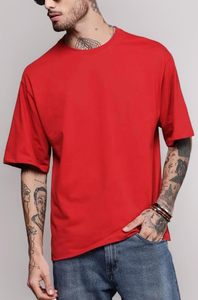 Camiseta de cuello redondo para hombre, gruesa, de invierno, estilo moderno minimalista, a la moda, holgada - Product Image 2