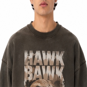Sudadera Gráfica para Hombre con Cuello Redondo, Premium, Suave y Cómoda, Estilo Urbano Vintage, Fabricante Mayorista - Product Image 4