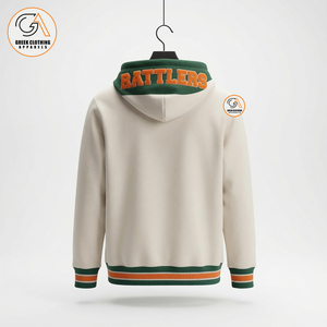 เสื้อฮู้ดดี้ผ้าฟลีซเนื้อหนัก พิมพ์ลายตัวอักษร FAMU ด้วยโฟมความหนาแน่นสูง ผลิตจากผ้าฝ้าย 100% เป็นมิตรต่อสิ่งแวดล้อม สวมใส่สบายๆ - Product Image 2