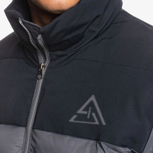 Blouson matelassé à capuche personnalisé pour homme, manches longues, tissu polyester respirant, style urbain hiver, options grandes tailles - Product Image 5