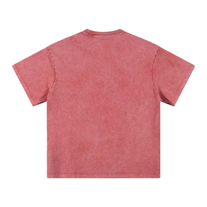 Camisetas Oversize Vintage de Algodón 100% Tejido, Lavado Ácido, Antiencogimiento, Ecológicas, de Manga Corta y Color Liso - Product Image 3