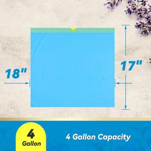 Bolsas de Basura Pequeñas Extra Gruesas de 15 Micras, 300 Unidades, con Cordón, 4 Galones, Resistentes a Desgarros, para Baño y Hogar - Product Image 3