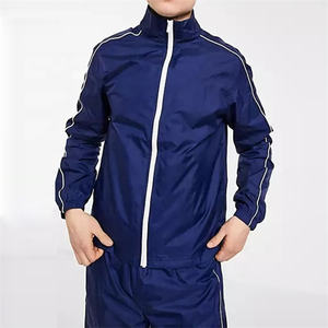 Chándal de hombre con cremallera, de moda, precio mayorista, ropa deportiva de marca, joggers, cortavientos de poliéster, chándal de nailon para hombre - Product Image 3