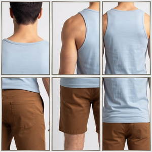 Débardeur Populaire pour Hommes en Tissu Respirant et Frais, Style Streetwear Tendance 2026 – Le Meilleur Débardeur Homme avec Coutures Impeccables - Product Image 3