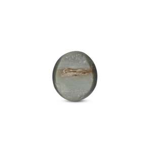 Loose Catseye Gemstone 4.1 Carat Heart Oval Emerald Cut for Fine Jewelry - Product Image 2