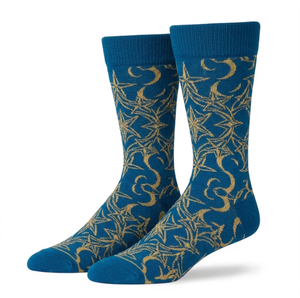 Latest Design Men's Crew <b>Socks</b> Heat-Transfer Printed Seamless Custom Logo <b>Winter</b> Design <b>Socks</b> High Quality - Product Image 3