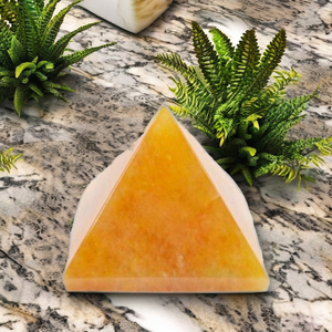 Pyramide en pierre gemme d'aventurine jaune de haute qualité, Agate, Feng Shui, Décoration d'intérieur, Pierre Chakra, Vente, Marque Moin, Guérison - Product Image 3