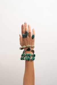 Pulsera de Mujer de Diseño Único, Estilo Bohemio, Chapada en Plata, de Latón, a Precio de Mayoreo - Product Image 2