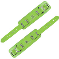 Sangles de cheville en cuir robustes pour machine à câbles - Manchettes de cheville rembourrées pour entraînement de force des jambes et des fessiers