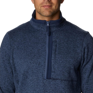 Sweat-shirts pour hommes à demi-zip de style streetwear, séchage rapide, de qualité supérieure et à prix abordable / Créez votre propre sweat-shirt à demi-zip personnalisé en couleur - Product Image 6