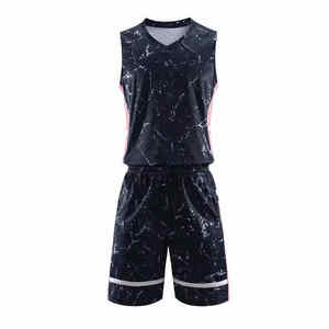 Uniforme de Baloncesto Personalizado de Poliéster para Hombre, Jersey sin Mangas y Pantalones Cortos Elegantes, Ropa Deportiva de Equipo, Calidad Premium - Product Image 6