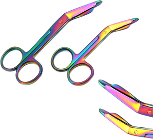 SureMed Instruments <b>Set</b> 2 Heavy Duty Nurse <b>Doctor</b> Medical Stainless Steel Bandage Scissors for Hospital Use CE Certified 3-Year - Product Image 5