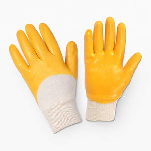 Latex Coated <b>Gloves</b> Crafted With Breathable Materials And Secure Grip For Comfortable Handling Packing Sorting Construction - Product Image 1
