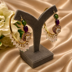 Premium Quality Beautiful Hoop <b>Earrings</b> Luxury Appeal Perfect For All Occasions Unique Design <b>Earrings</b> Suits All Outfits - Product Image 2
