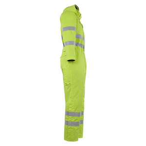 Trajes de Trabajo de Dos Piezas de Algodón para Reparación de Automóviles, Uniformes de Trabajo con Cinta Reflectante de Alta Visibilidad, Overoles de Protección - Product Image 5