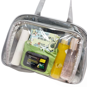 Sac cosmétique multifonctionnel avec poignée robuste, fermeture éclair, organisateur de maquillage transparent visible, plusieurs grands compartiments, OEM - Product Image 6