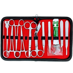 Ensemble d'instruments chirurgicaux manuels de haute qualité pour étudiants, kit complet en acier inoxydable certifié CE, garantie de 3 ans - Product Image 1