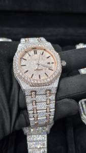 Designer Luxury Sapphire Automatic Mechanical Movement <b>Watches</b> <b>Iced</b> <b>Out</b> VVS Moissanite <b>Watches</b> for Men Wholesale - Product Image 3
