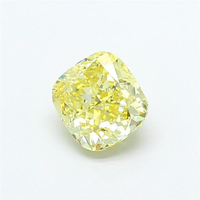 Diamante Cultivado en Laboratorio, Corte Radiante Cushion, Color Amarillo Intenso, Certificado CVD, para Diseños de Joyería Fina de Lujo