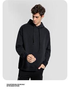 Sudadera con Capucha Unisex Personalizada de 380 g/m², 100 % Algodón, Color Sólido, Informal, para Otoño, con Logotipo Frontal Estampado por Transferencia de Calor - Product Image 3