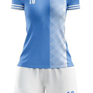 Custom Made Adult Sportswear Adults Girls Soccer <b>Jerseys</b> & <b>Shorts</b> Set Popular Design <b>Short</b> Sleeve Uniforms For Women's - Product Image 6